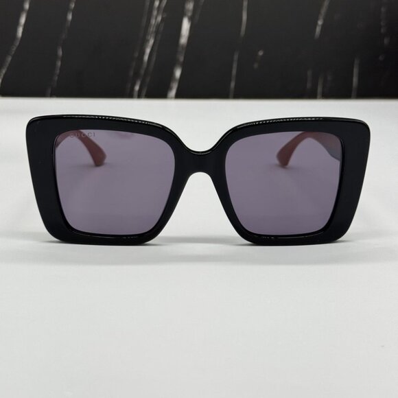 NEW GG1861S 004 GUCCI SUNGLASSES SHINY BLACK WOMEN EYEWEAR GUCCI